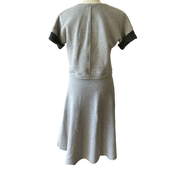 Frame Le Skirt and Top with raw edge hem Sz M - Picture 2 of 6